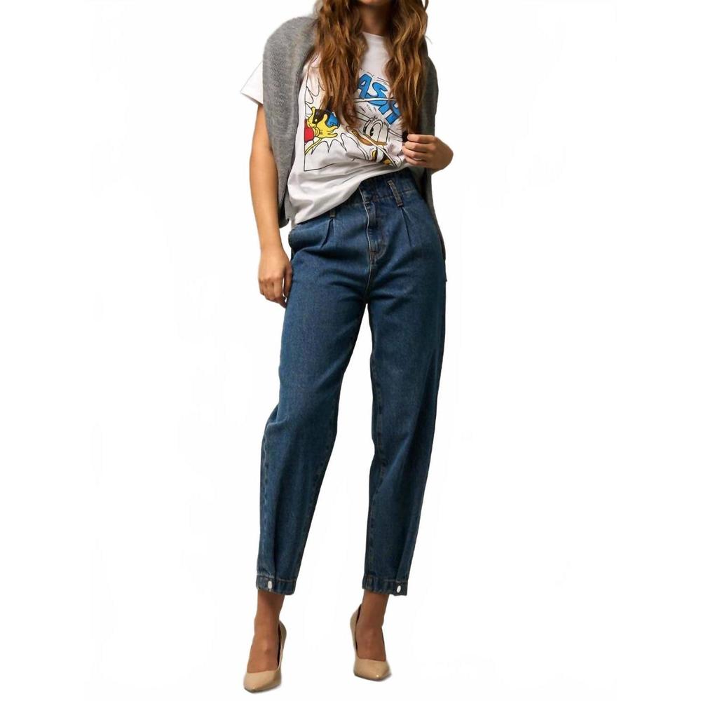 NEW INSANE GENE high rise balloon jeans in dark